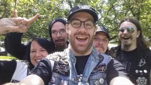 From left Mary, Will, Chris, Sam and Derek.